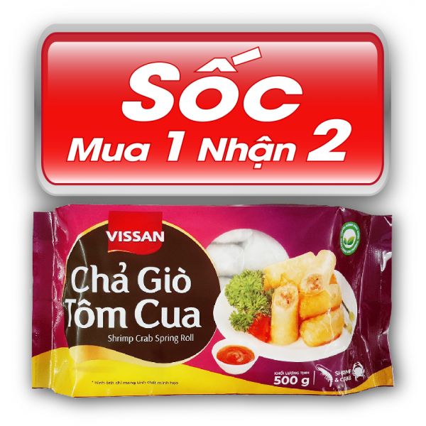 Chả giò tôm cua 500g - MUA 1 NHẬN 2